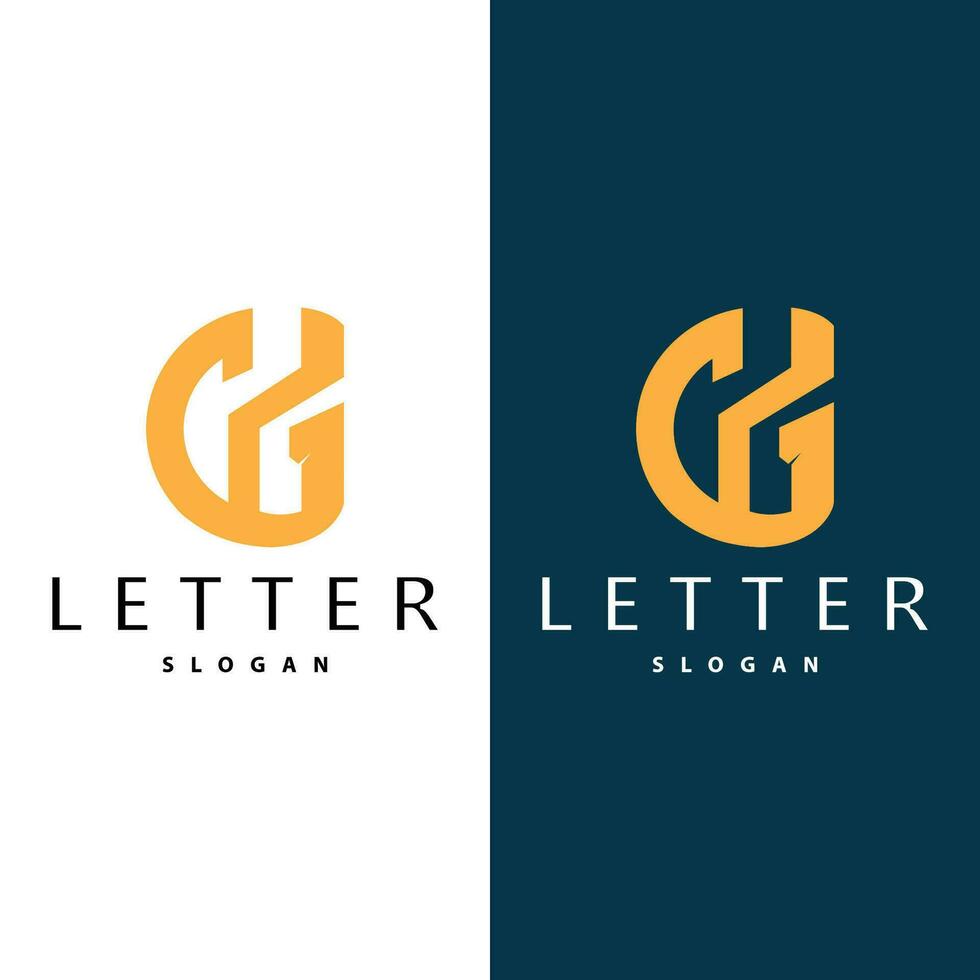 Minimal Initial GH Letter Logo, Modern And Luxury Icon Vector Template Element