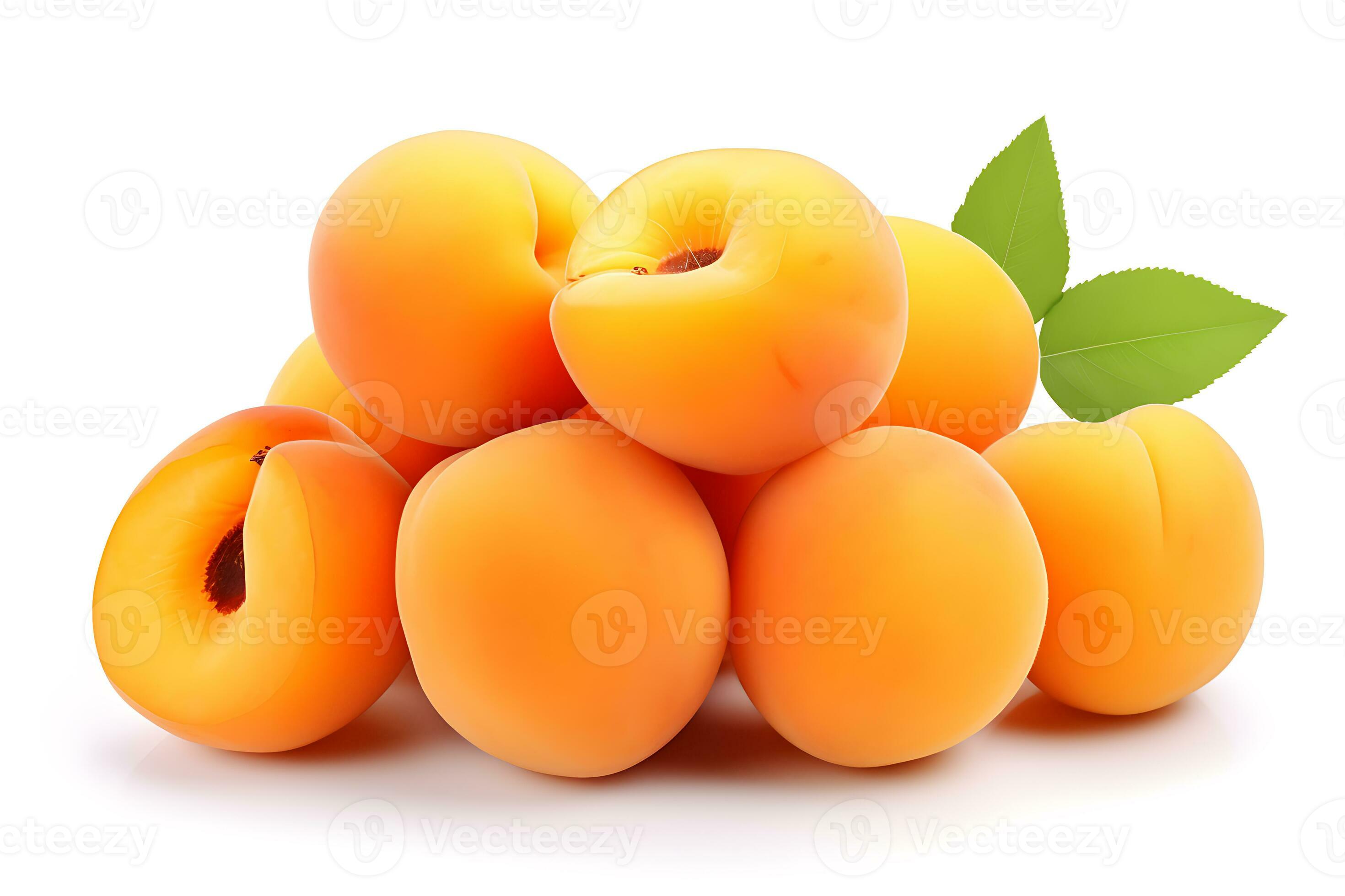 apricot fruits isolated on white background cutout AI Generated 28862511 Stock Photo at Vecteezy