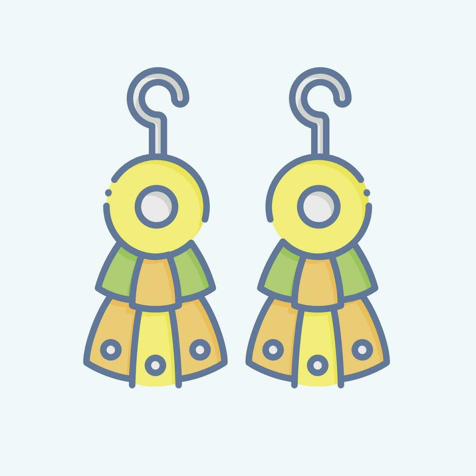 Icon Pabrik Earnings. related to Indigenous People symbol. doodle style. simple design editable. simple illustration vector