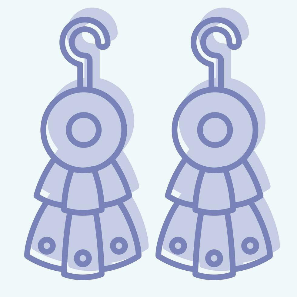 Icon Pabrik Earnings. related to Indigenous People symbol. two tone style. simple design editable. simple illustration vector
