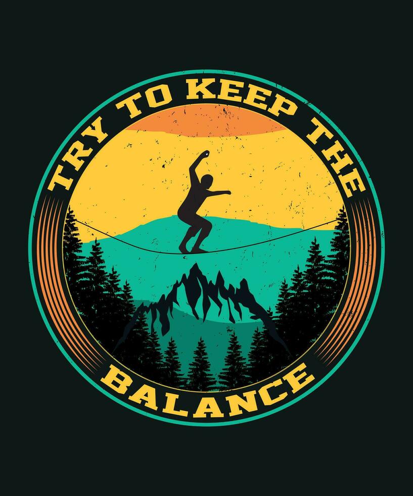 Try to keep the balance vector