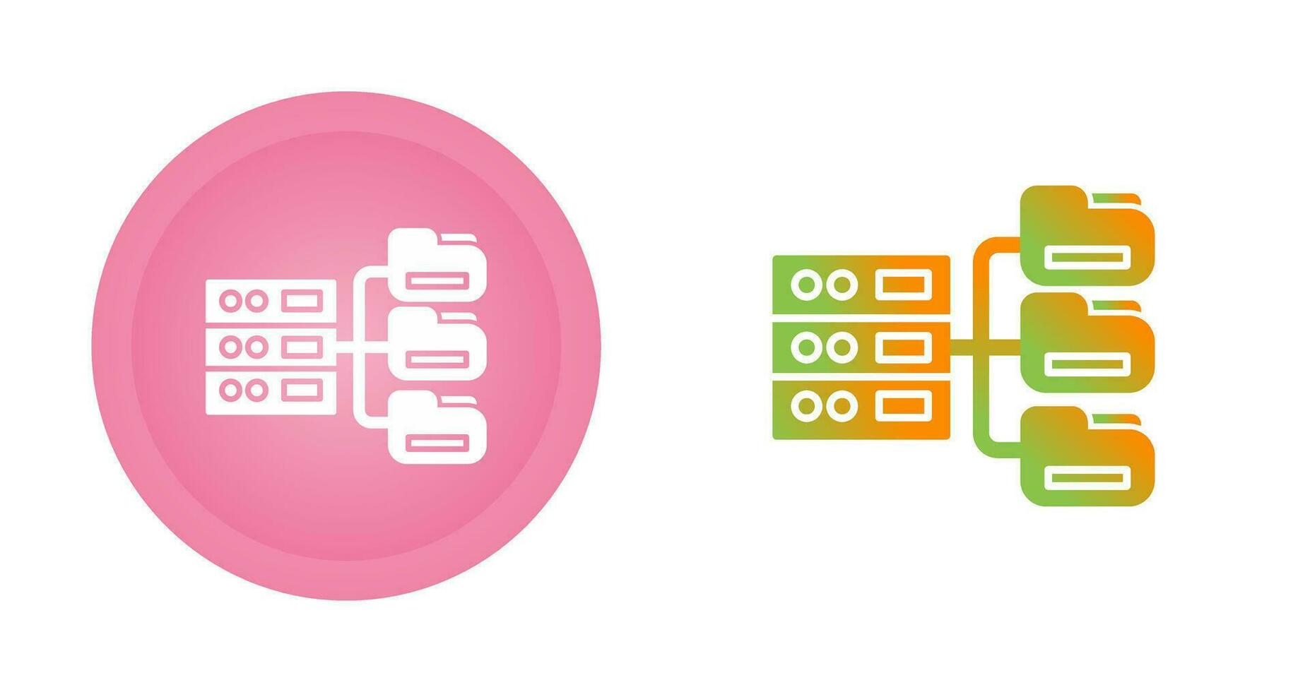 icono de vector de base de datos