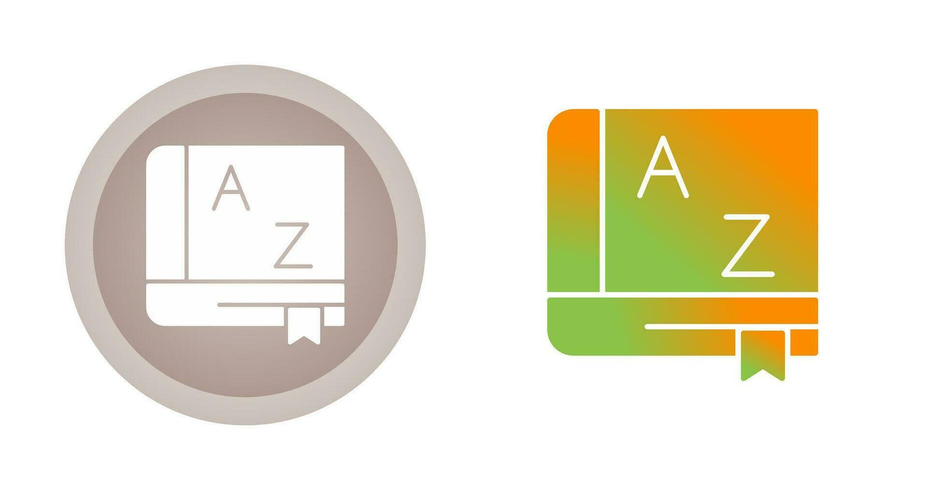 Dictionary Vector Icon