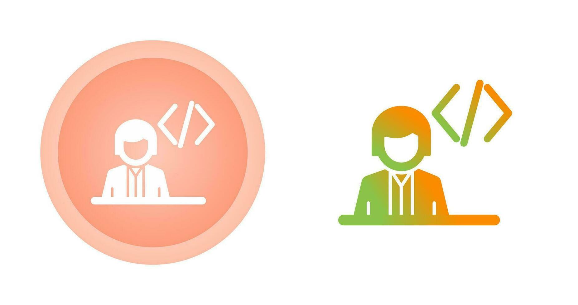 Programmer Vector Icon