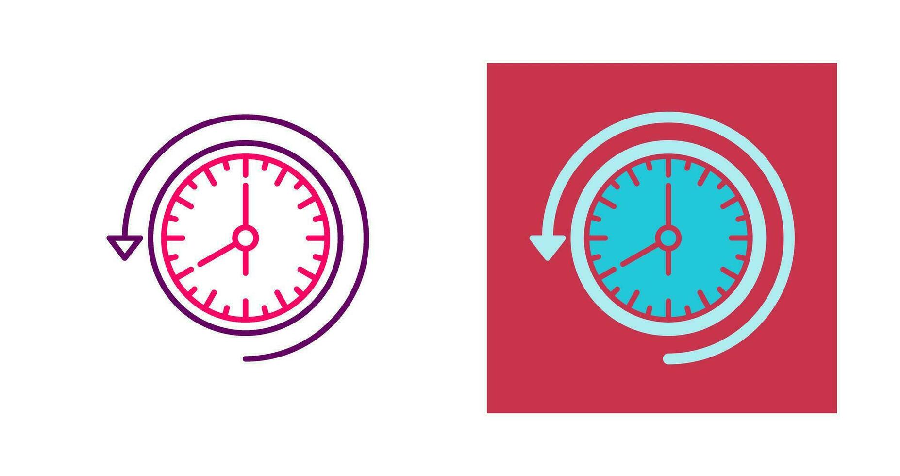 Past Time Vector Icon
