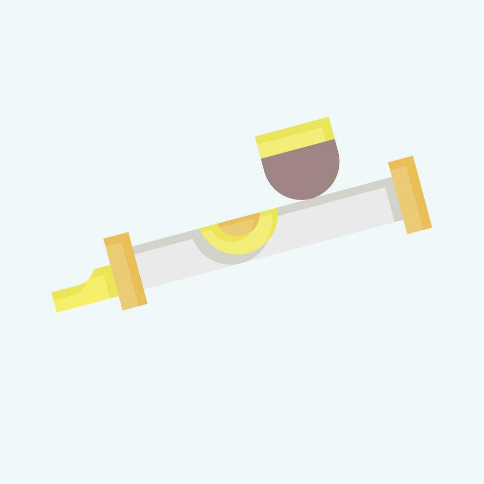 icono tabaco tubo. relacionado a indígena personas símbolo. plano estilo. sencillo diseño editable. sencillo ilustración vector