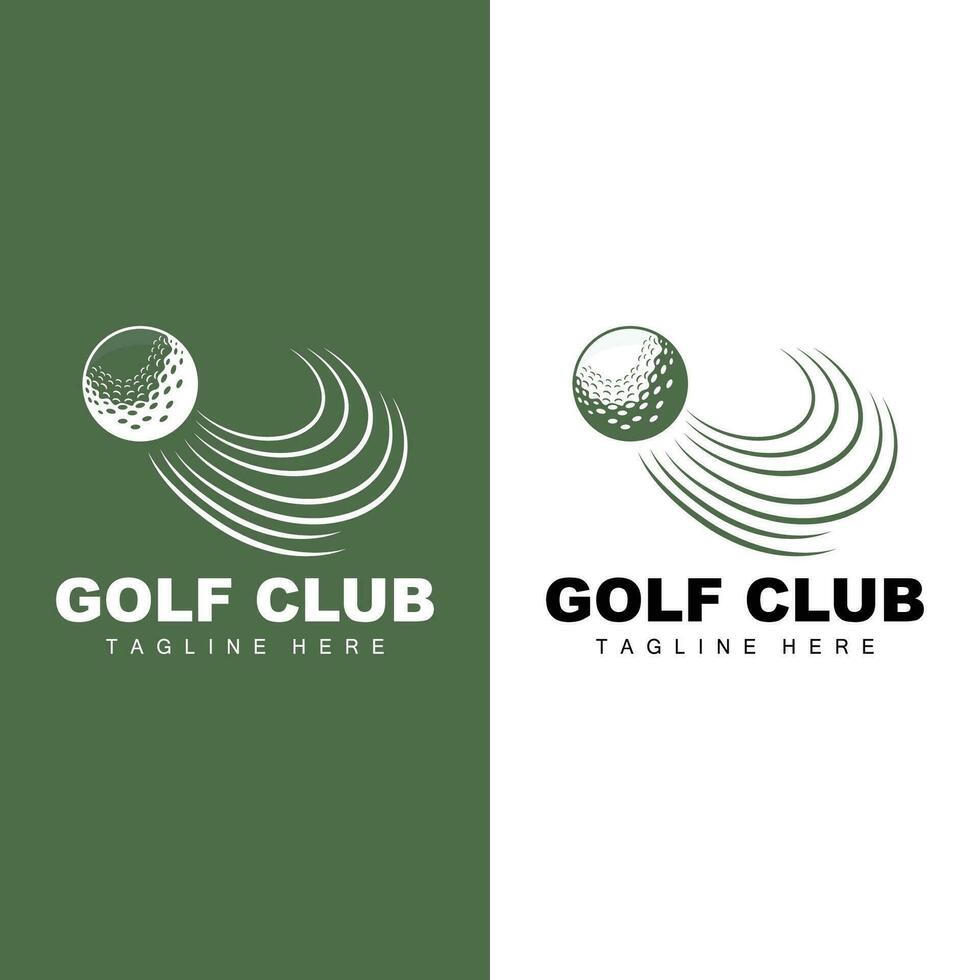 golf equipo deporte logo diseño torneo ilustración símbolo modelo vector