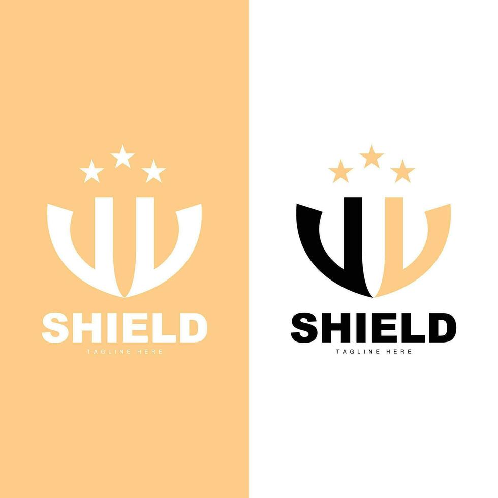 Shield Logo Vector Design Security Illustration Symbol Templet