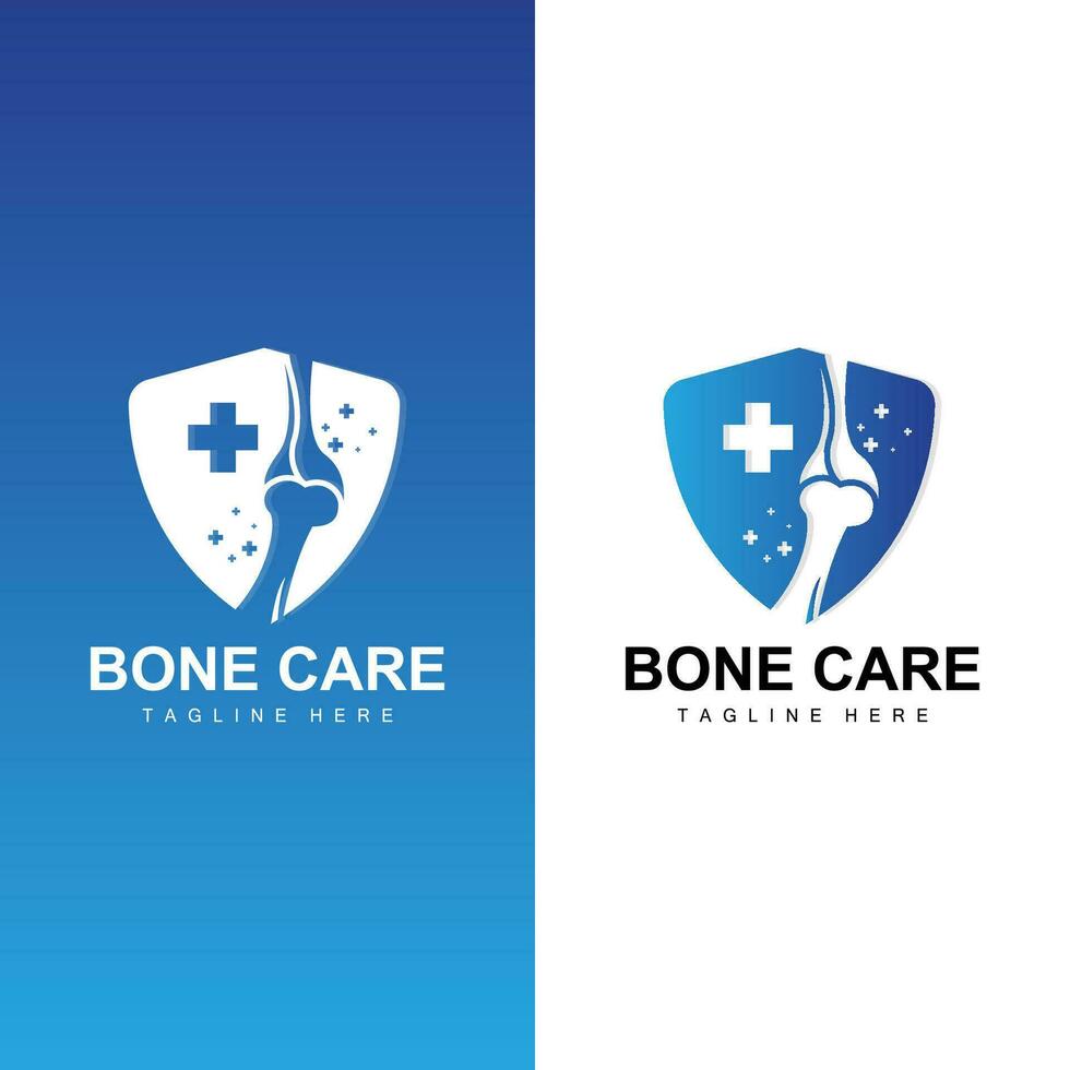 Bone Health Logo Simple Illustration Silhouette Template Vector Design