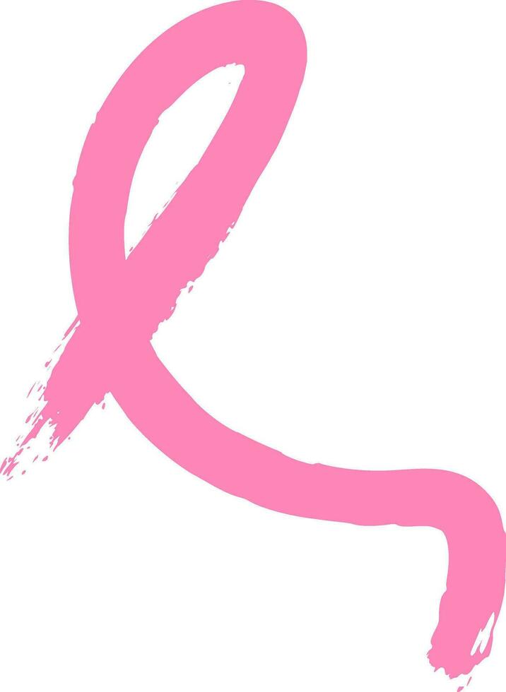 rosado pecho cáncer conciencia cinta vector