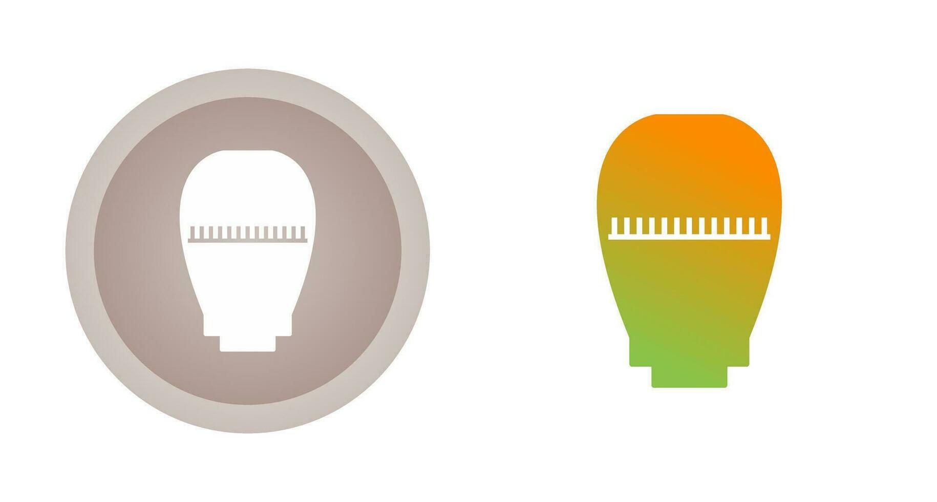 Thermostatic Head Vector Icon