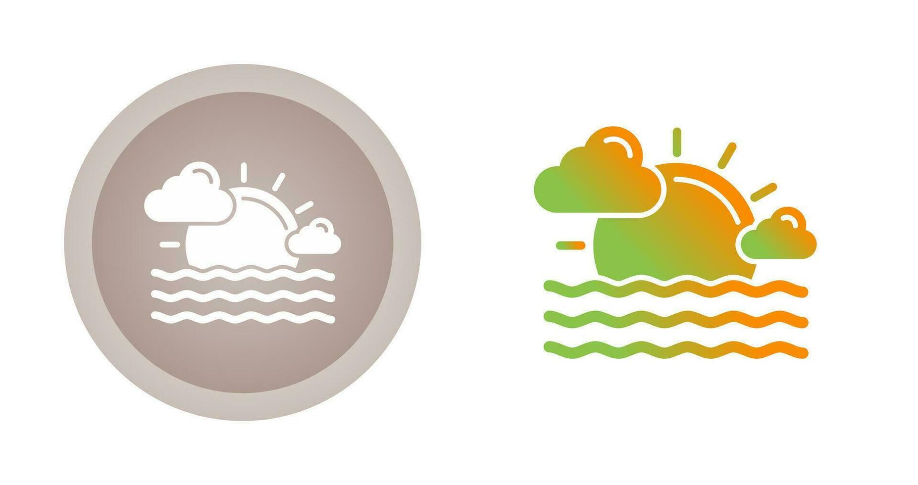 Sunset Vector Icon