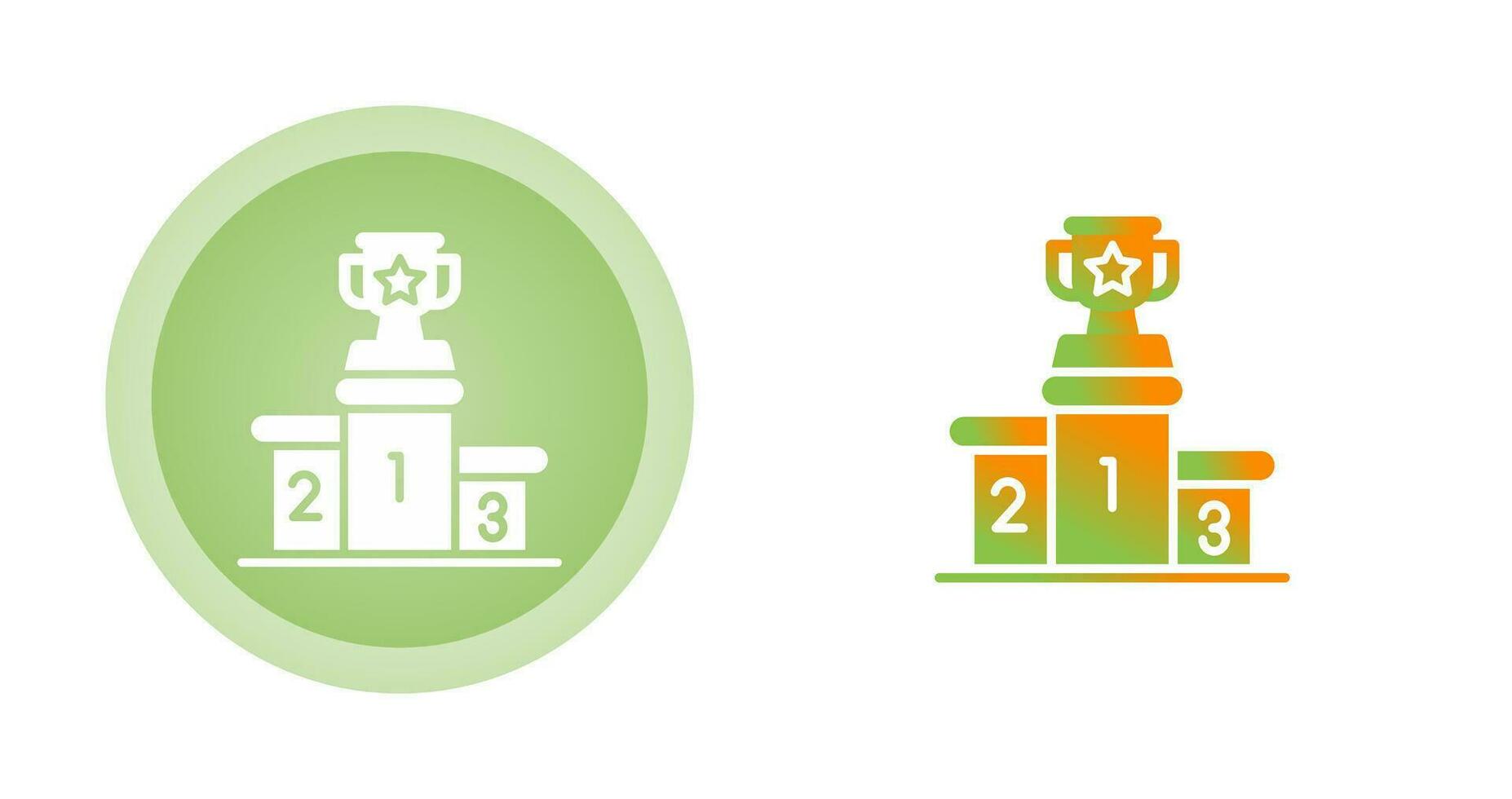 Podium Vector Icon