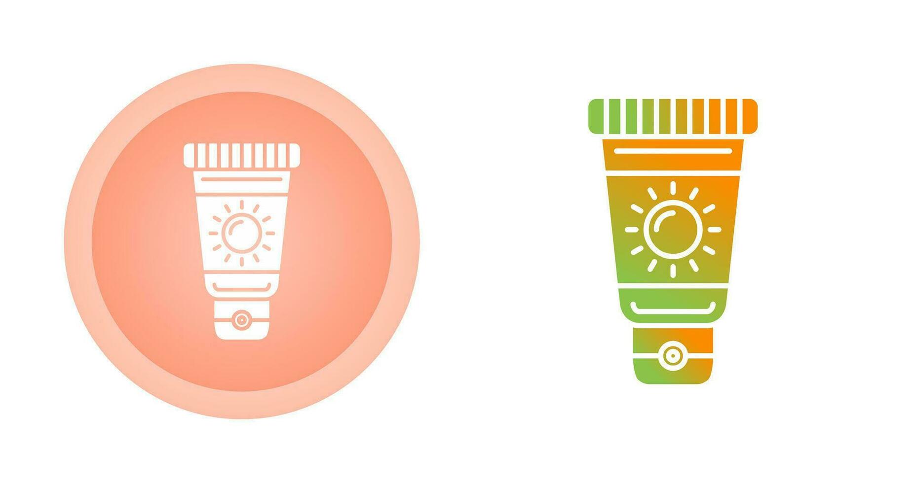 Sunscreen Vector Icon