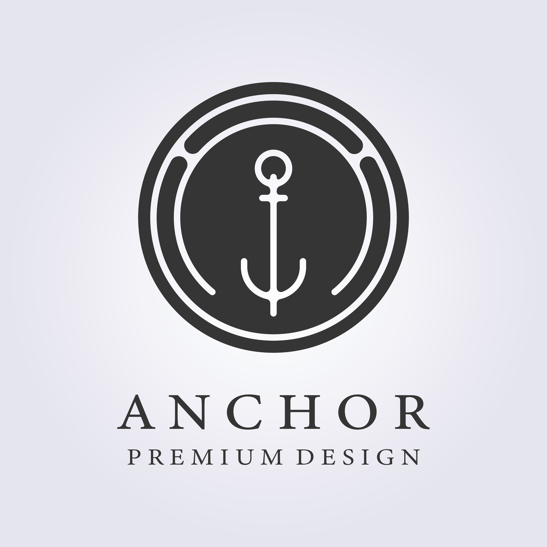Anchor icon. Anchor in sea. Nautical symbol. Simple anchor line style stock  vector 35915678 Vector Art at Vecteezy