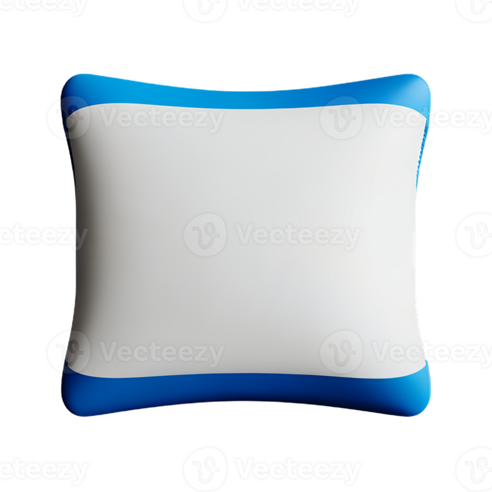pillow 3d rendering icon illustration png