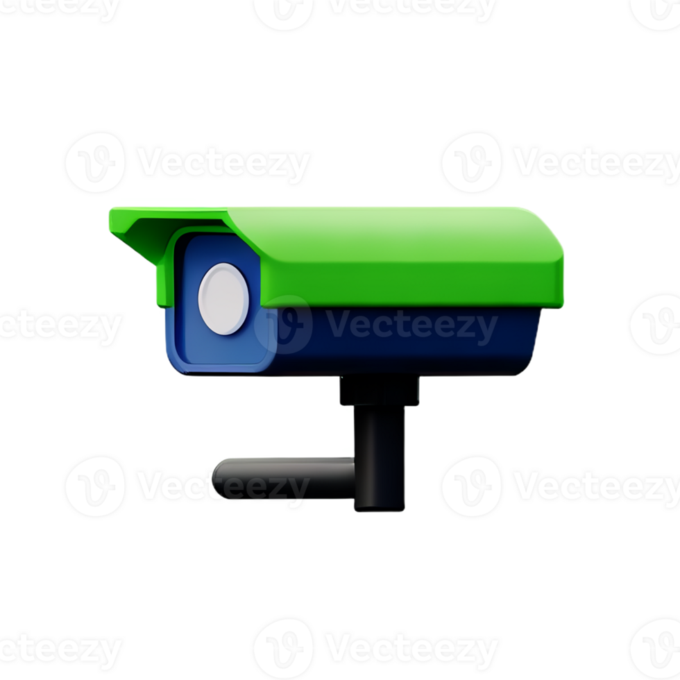 cctv 3d rendering icon illustration png
