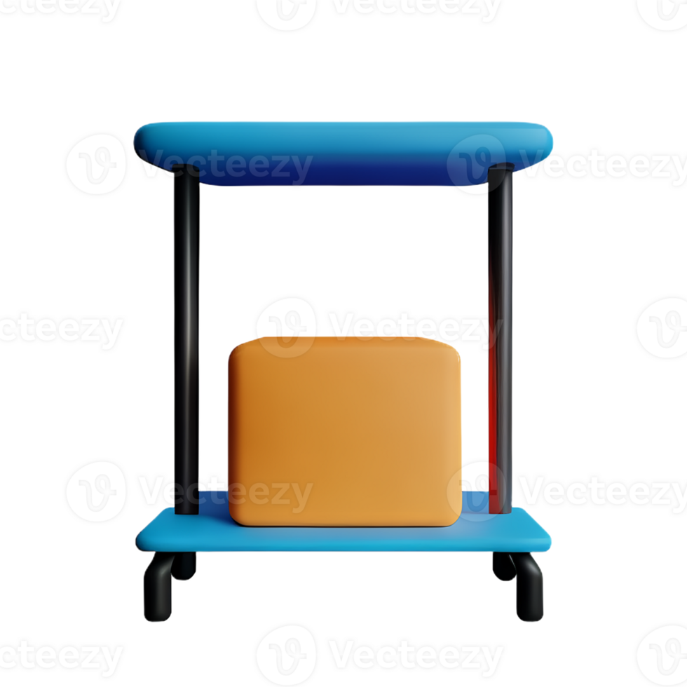shelf 3d rendering icon illustration png