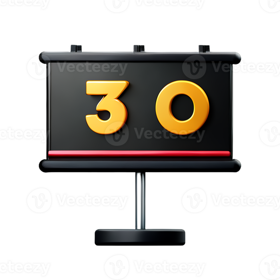 billboard 3d rendering icon illustration png