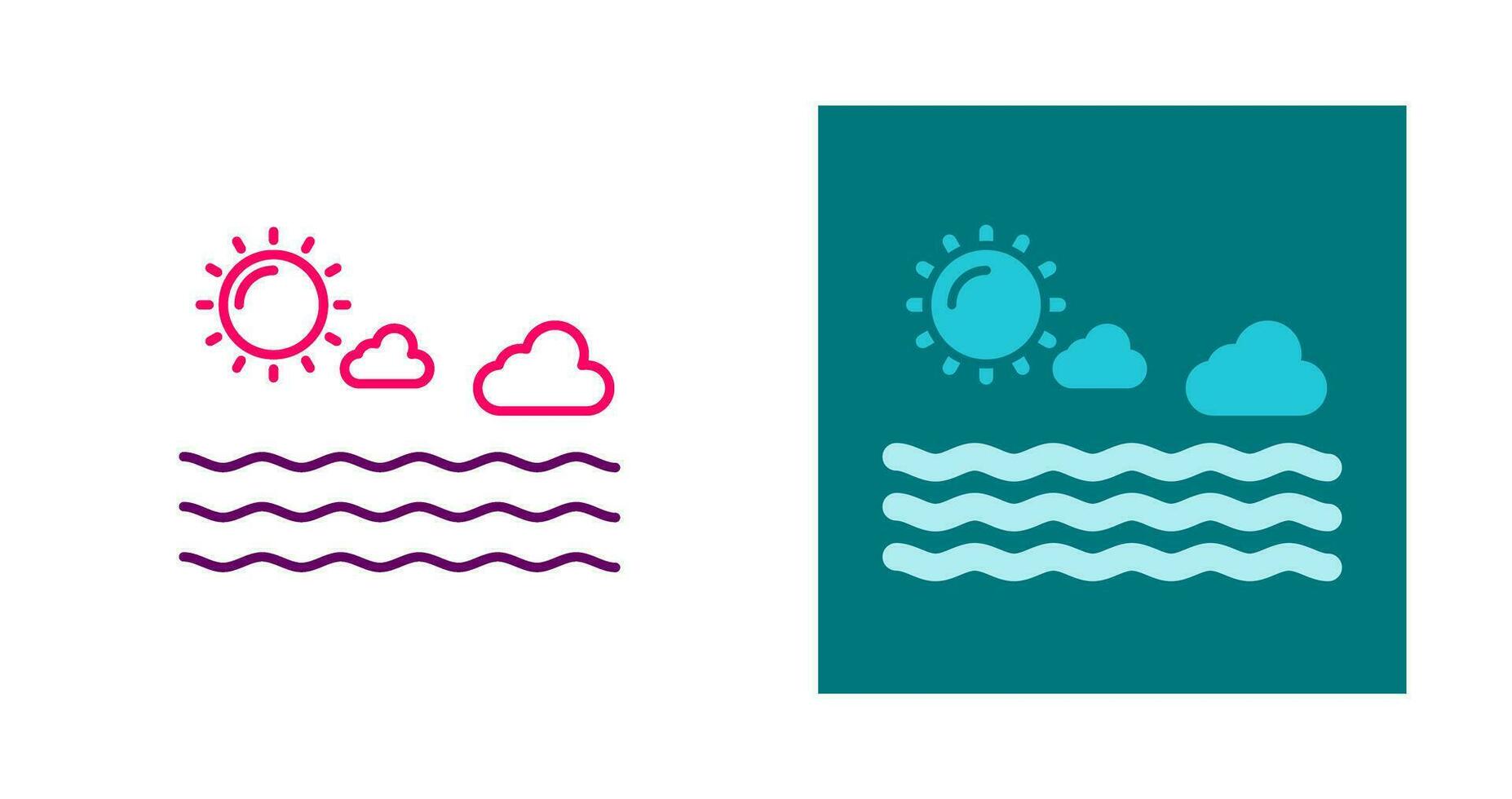 Sea Vector Icon