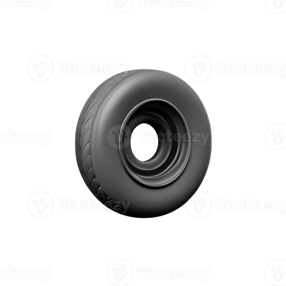 tire 3d rendering icon illustration png