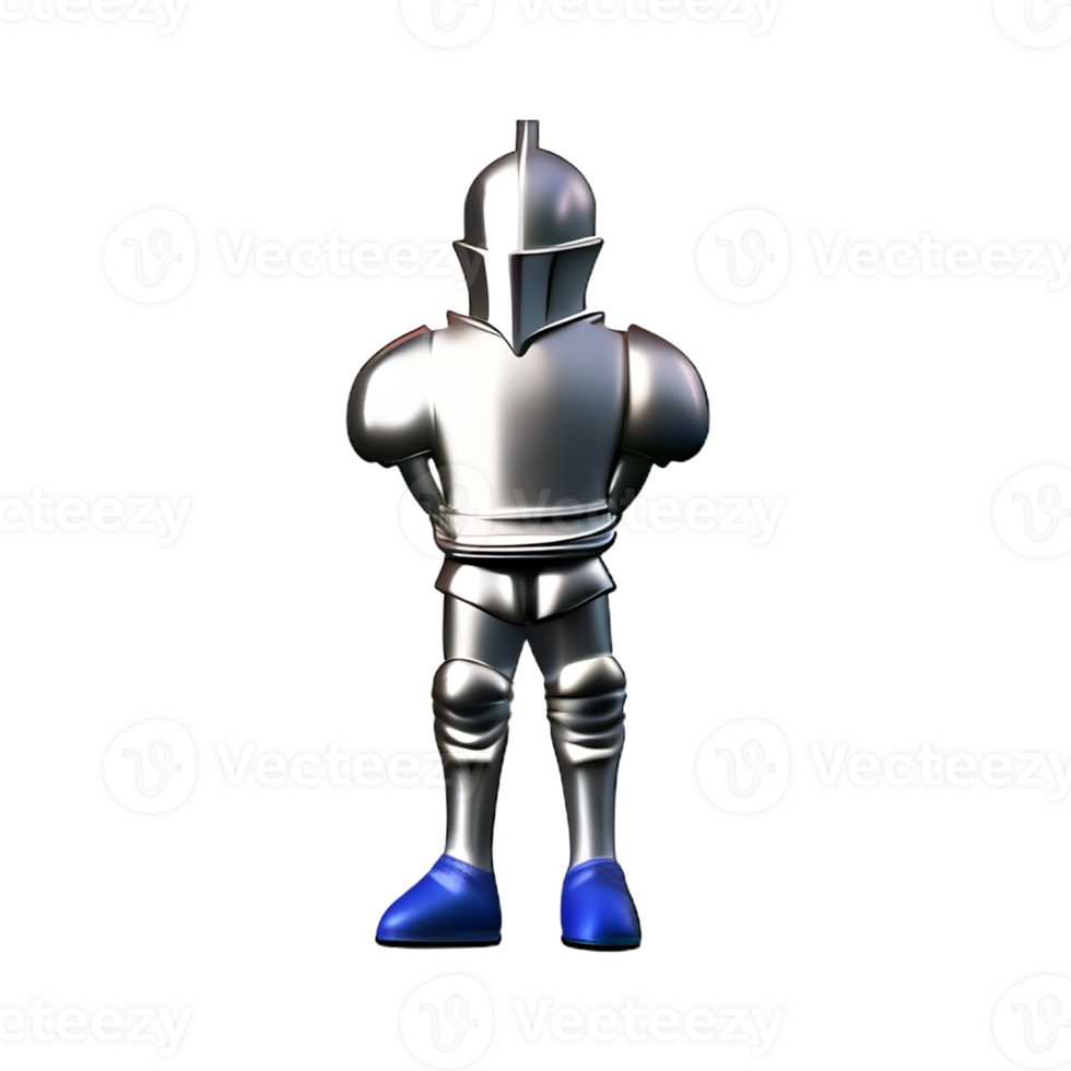 knight 3d rendering icon illustration png
