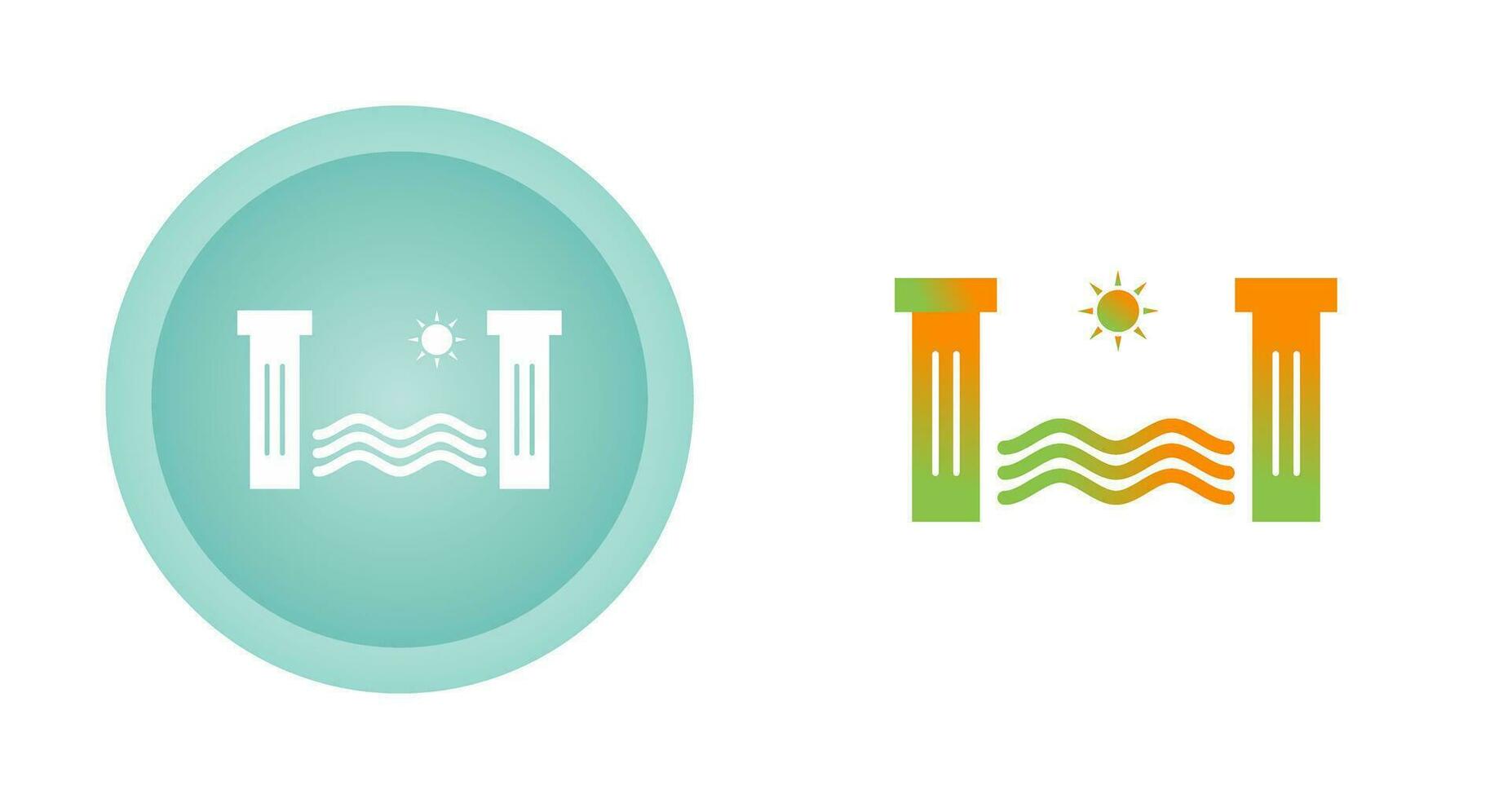 Hydro Power Vector Icon