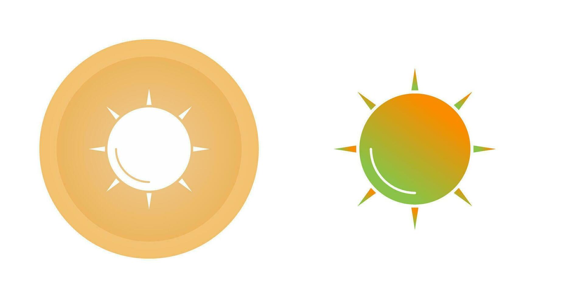 icono de vector de sol