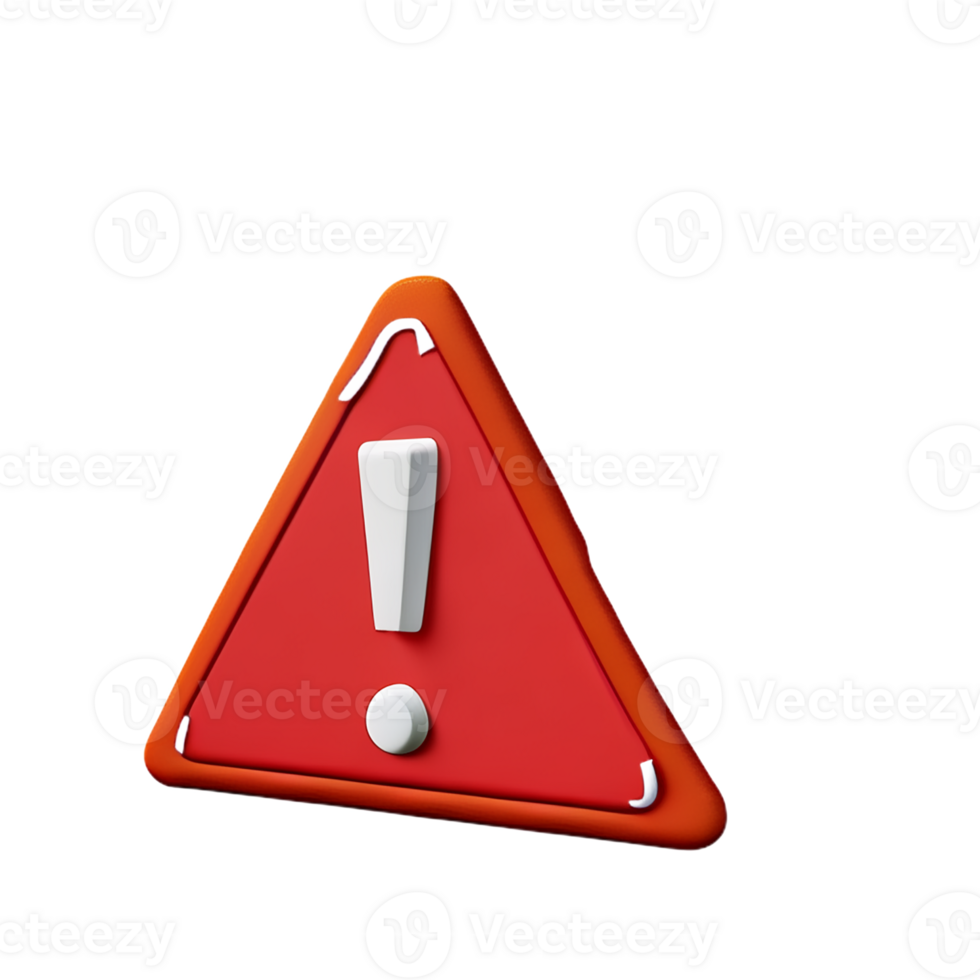 danger 3d le rendu icône illustration png