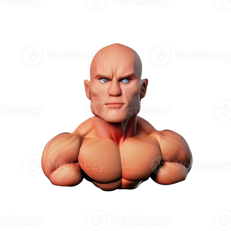 muscle 3d le rendu icône illustration png