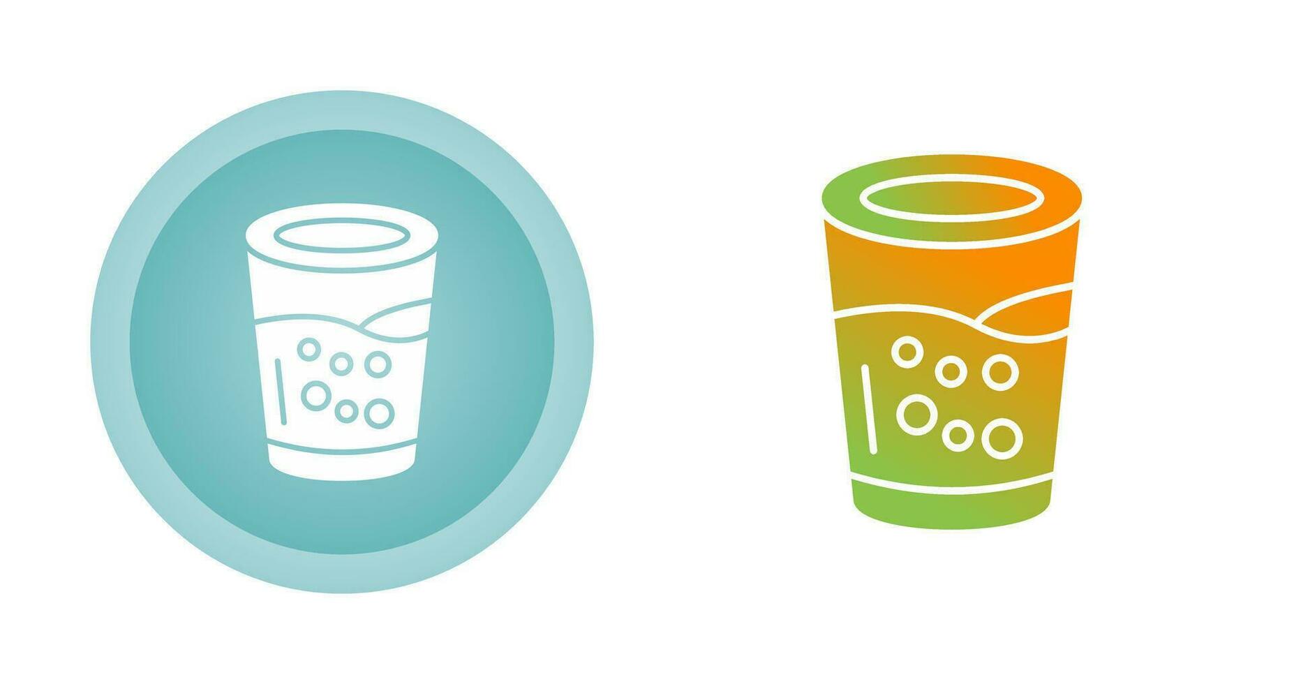 Glass Of Water Vector Icon