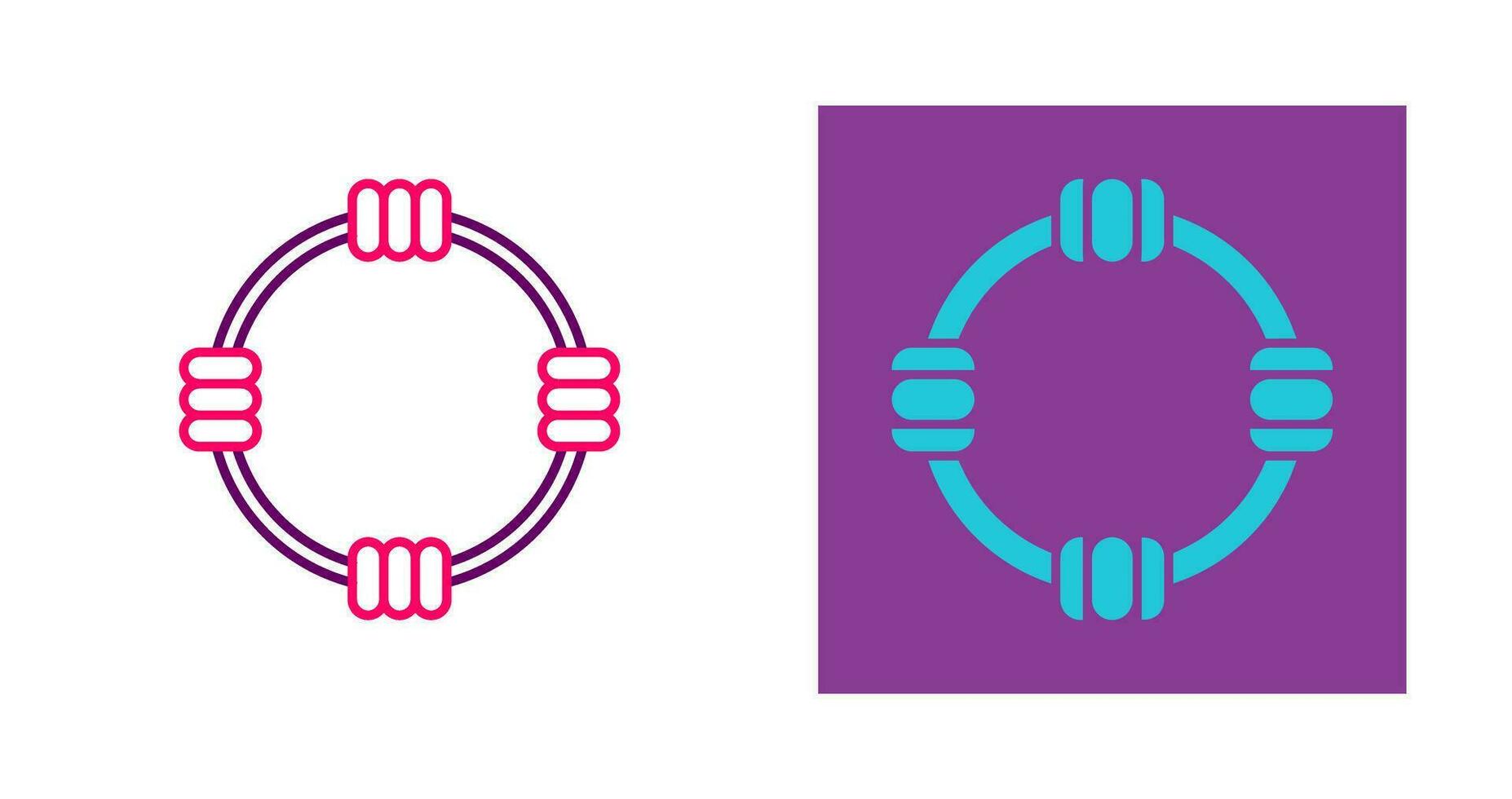 Hula Hoop Vector Icon
