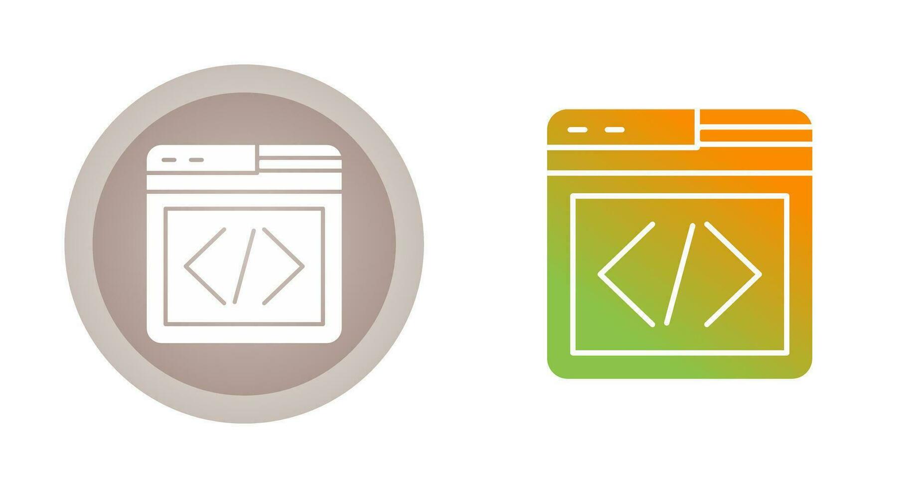 Web Programing Vector Icon