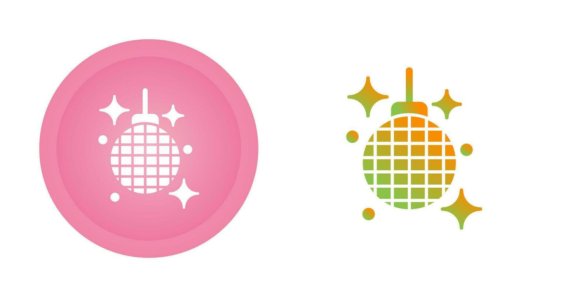 icono de vector de bola de discoteca