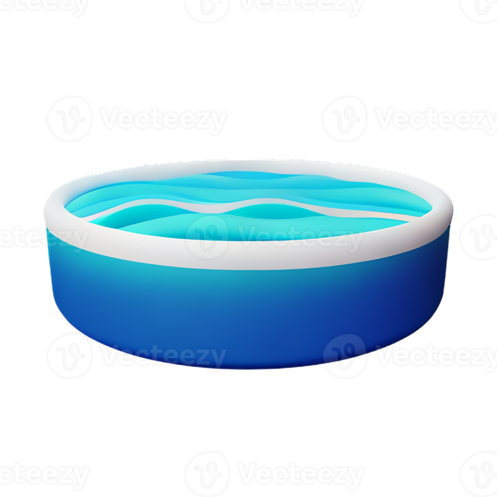 ocean waves 3d rendering icon illustration png
