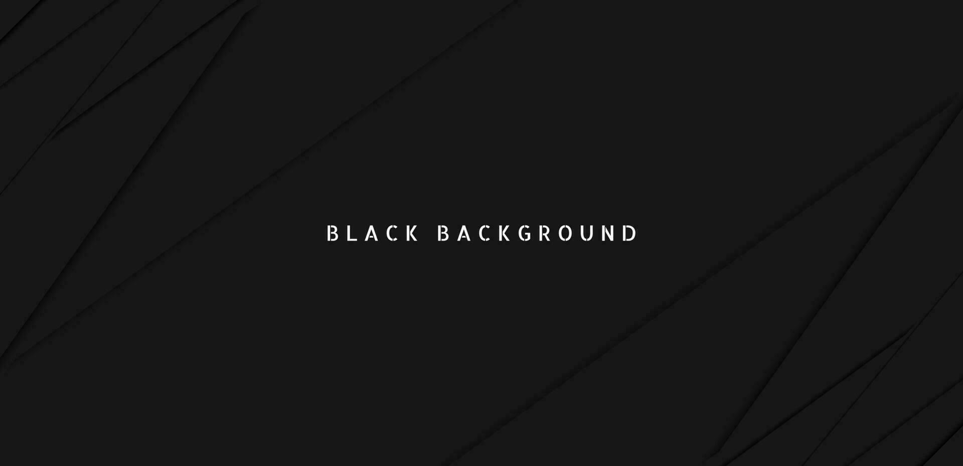Black premium abstract background with dark geometric shapes. Very suitable for poster, banner, cover, advertisement, wallpaper and futuristic design concept vector