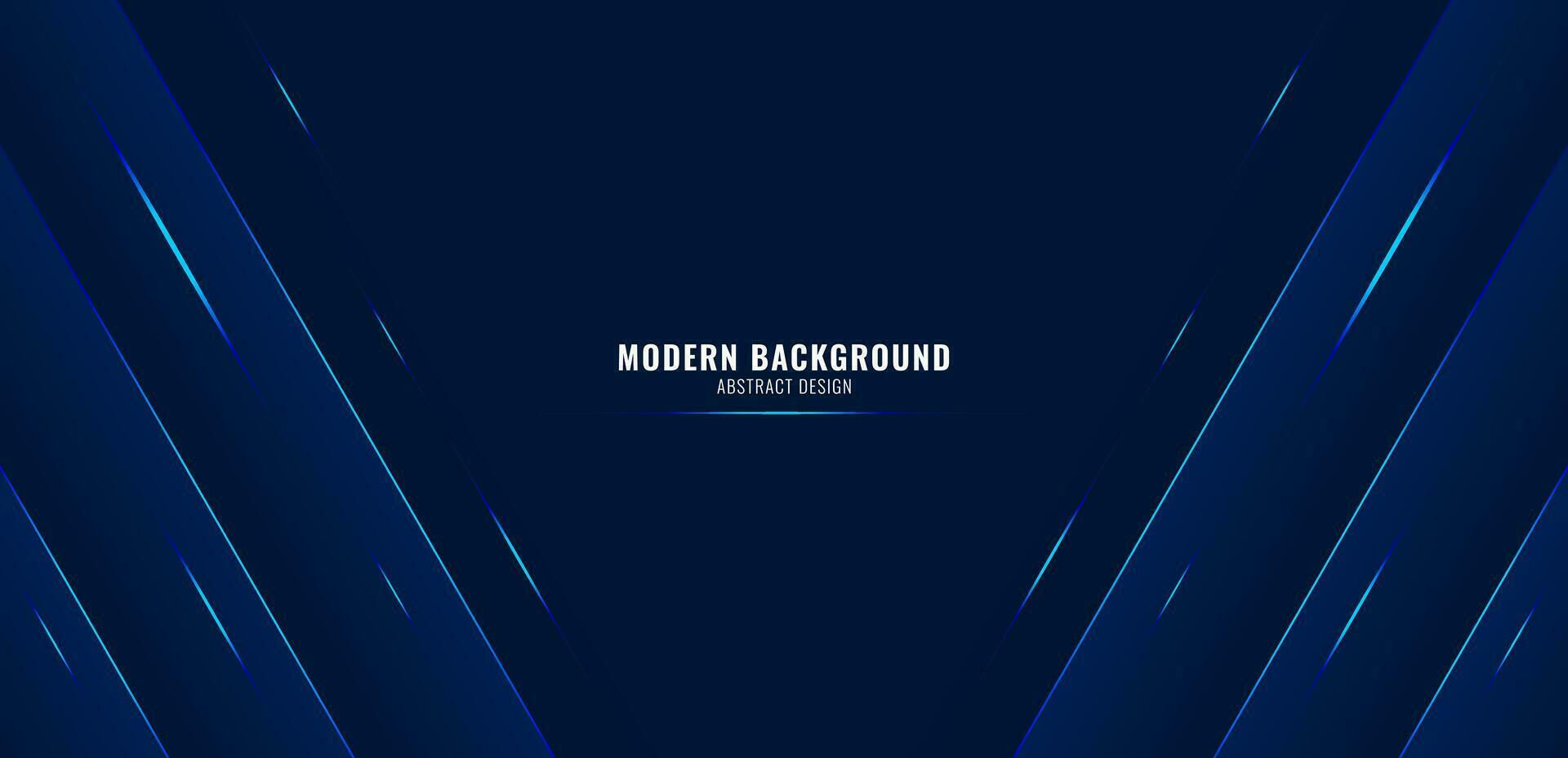 Dark blue background with abstract glowing lines graphic elements. Modern simple texture design. Futuristic technology concept. Perfect for banner, poster, cover, landing page, etc. vector