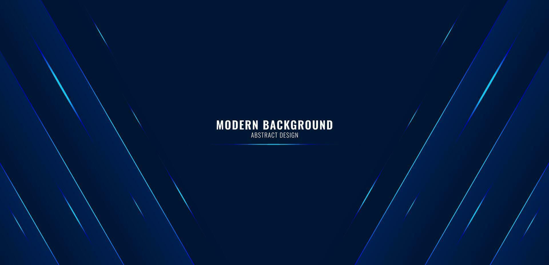 Dark blue background with abstract glowing lines graphic elements. Modern simple texture design. Futuristic technology concept. Perfect for banner, poster, cover, landing page, etc. vector