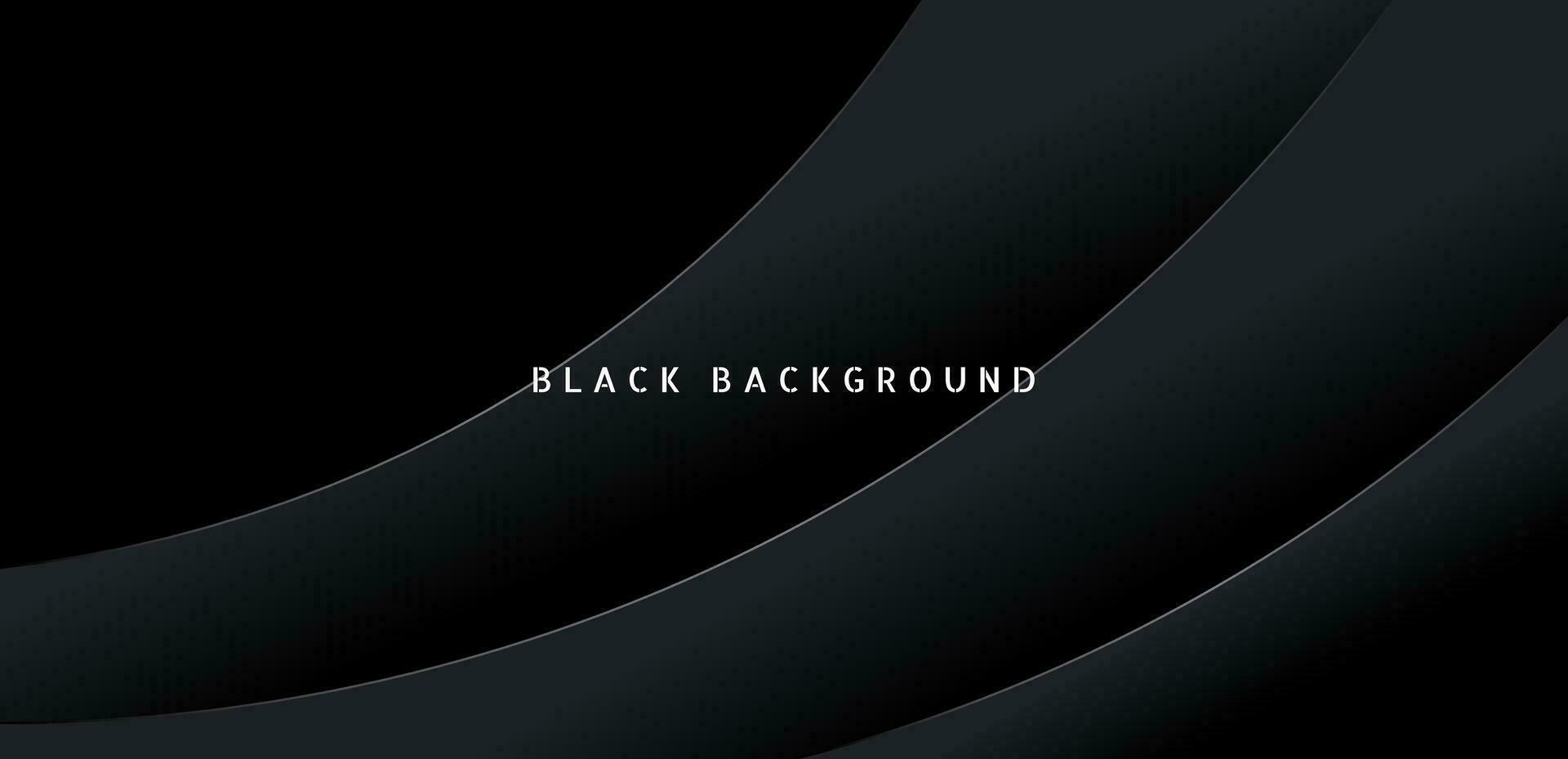 Black premium abstract background with dark geometric shapes. Very suitable for poster, banner, cover, advertisement, wallpaper and futuristic design concept vector