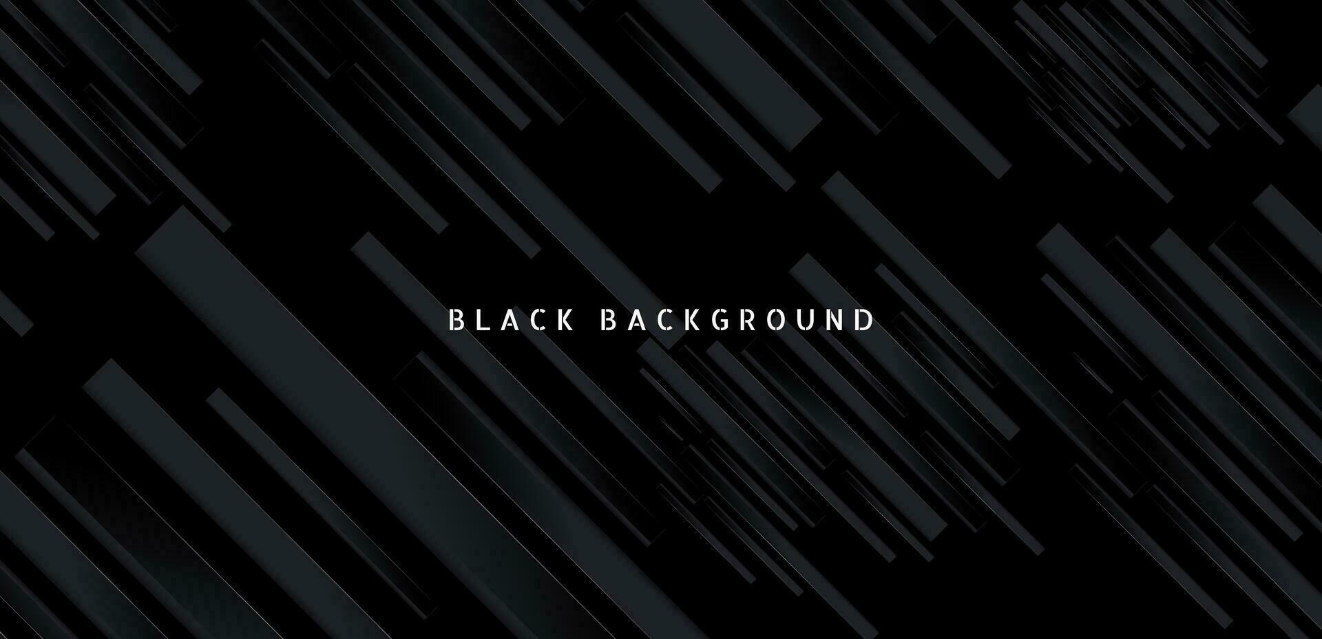 Black premium abstract background with dark geometric shapes. Very suitable for poster, banner, cover, advertisement, wallpaper and futuristic design concept vector
