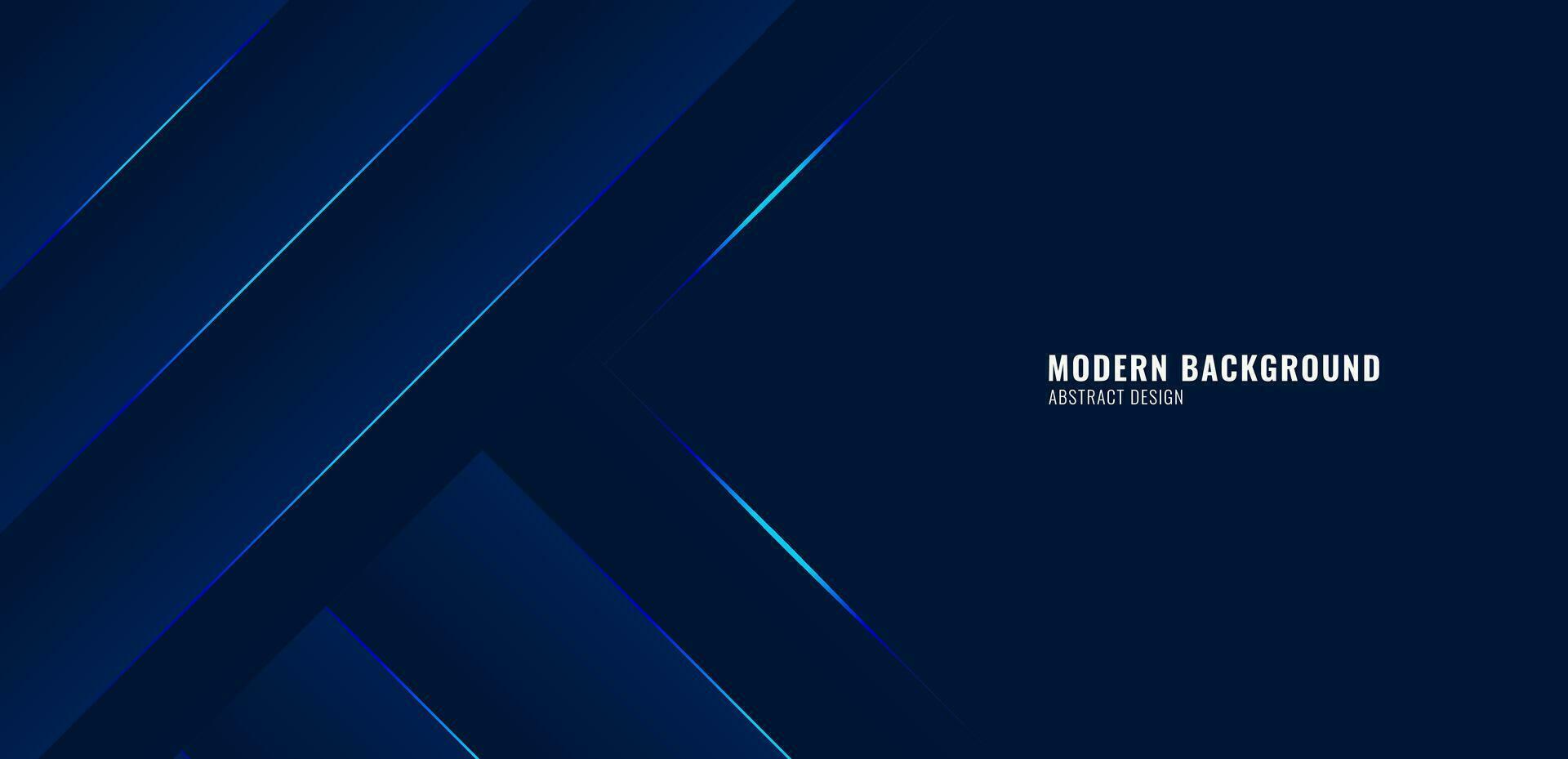 Dark blue background with abstract glowing lines graphic elements. Modern simple texture design. Futuristic technology concept. Perfect for banner, poster, cover, landing page, etc. vector