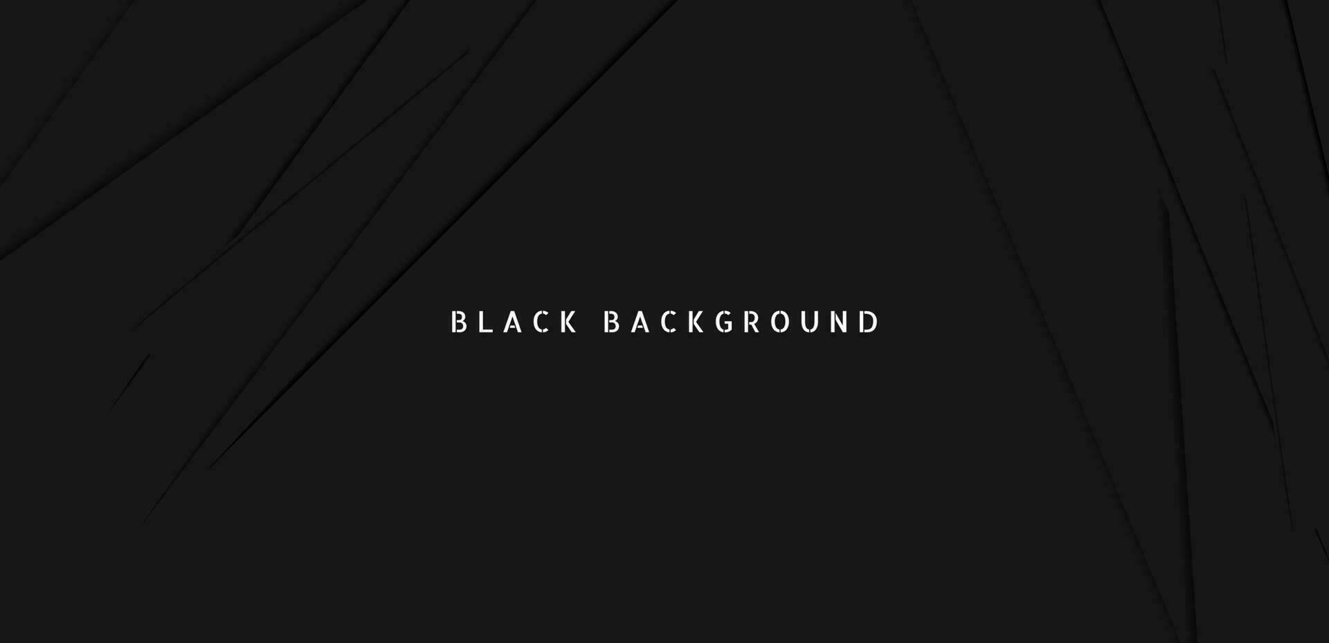 Black premium abstract background with dark geometric shapes. Very suitable for poster, banner, cover, advertisement, wallpaper and futuristic design concept vector