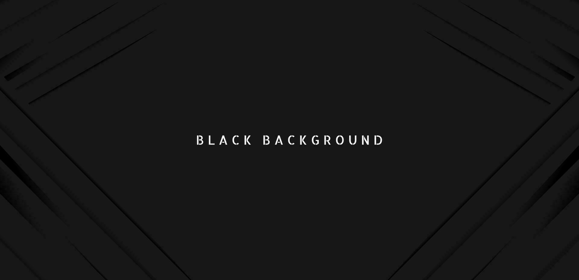 Black premium abstract background with dark geometric shapes. Very suitable for poster, banner, cover, advertisement, wallpaper and futuristic design concept vector