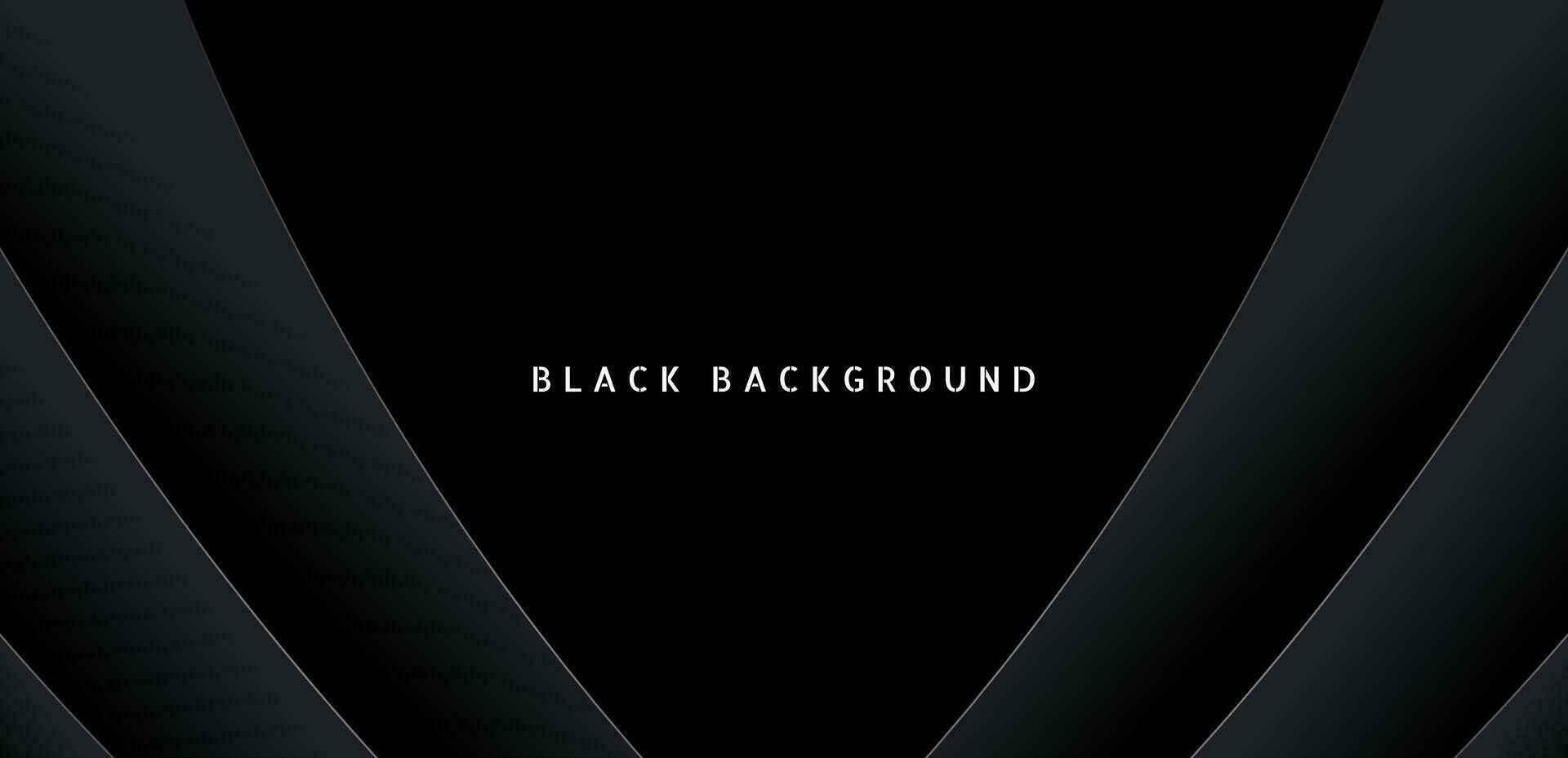 Black premium abstract background with dark geometric shapes. Very suitable for poster, banner, cover, advertisement, wallpaper and futuristic design concept vector