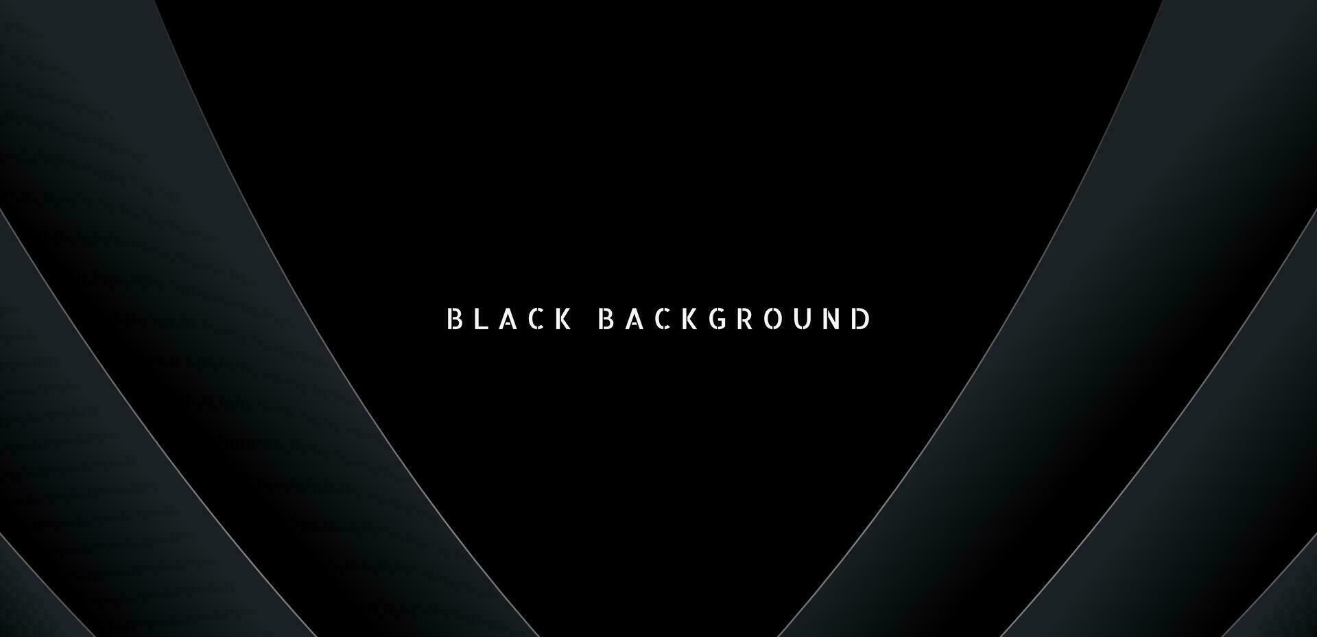 Black premium abstract background with dark geometric shapes. Very suitable for poster, banner, cover, advertisement, wallpaper and futuristic design concept vector