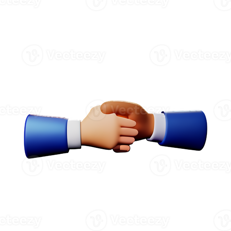 holding hands 3d rendering icon illustration png