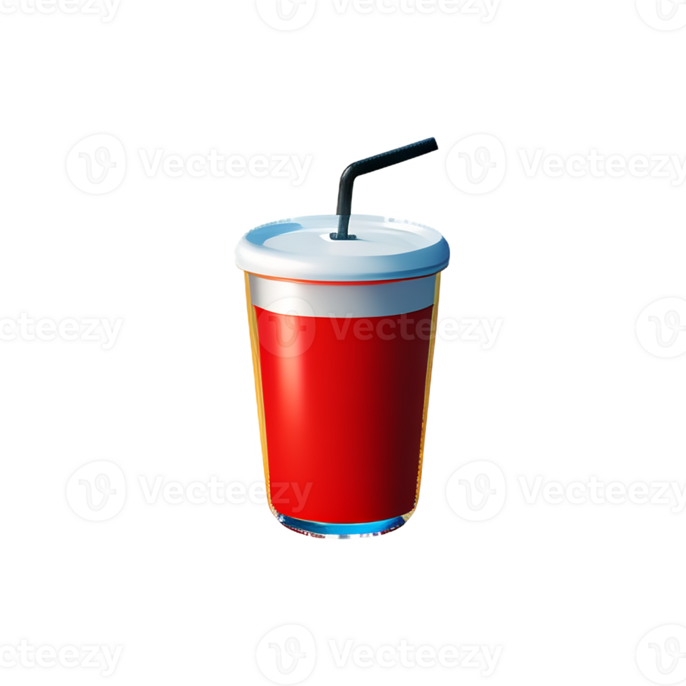 soda 3d rendering icon illustration png