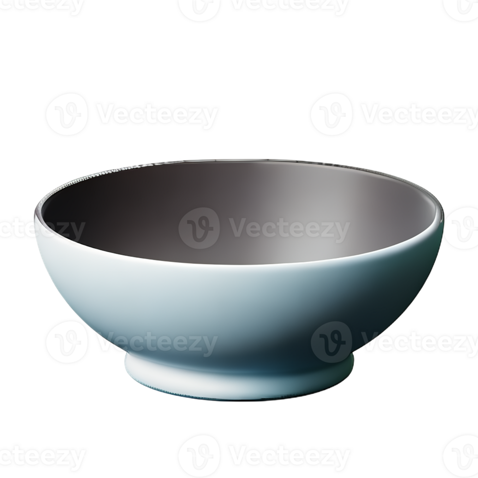bowl 3d rendering icon illustration png