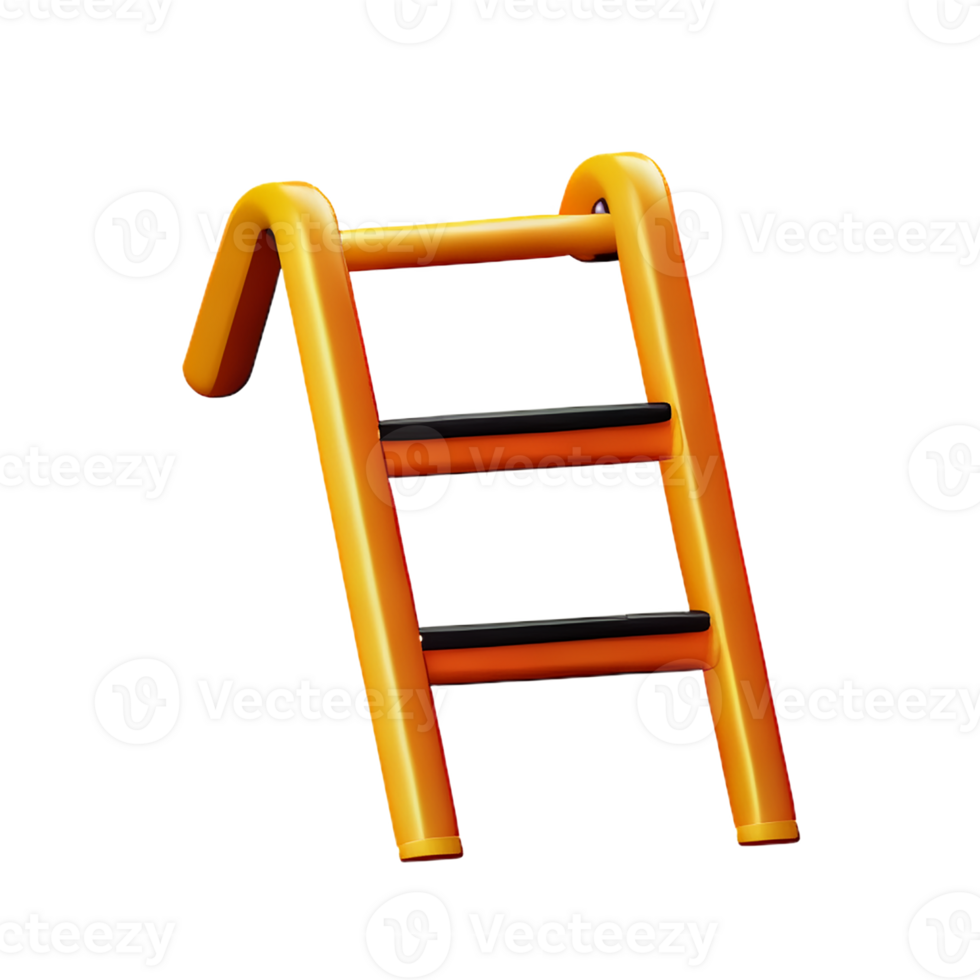 ladder 3d rendering icon illustration png