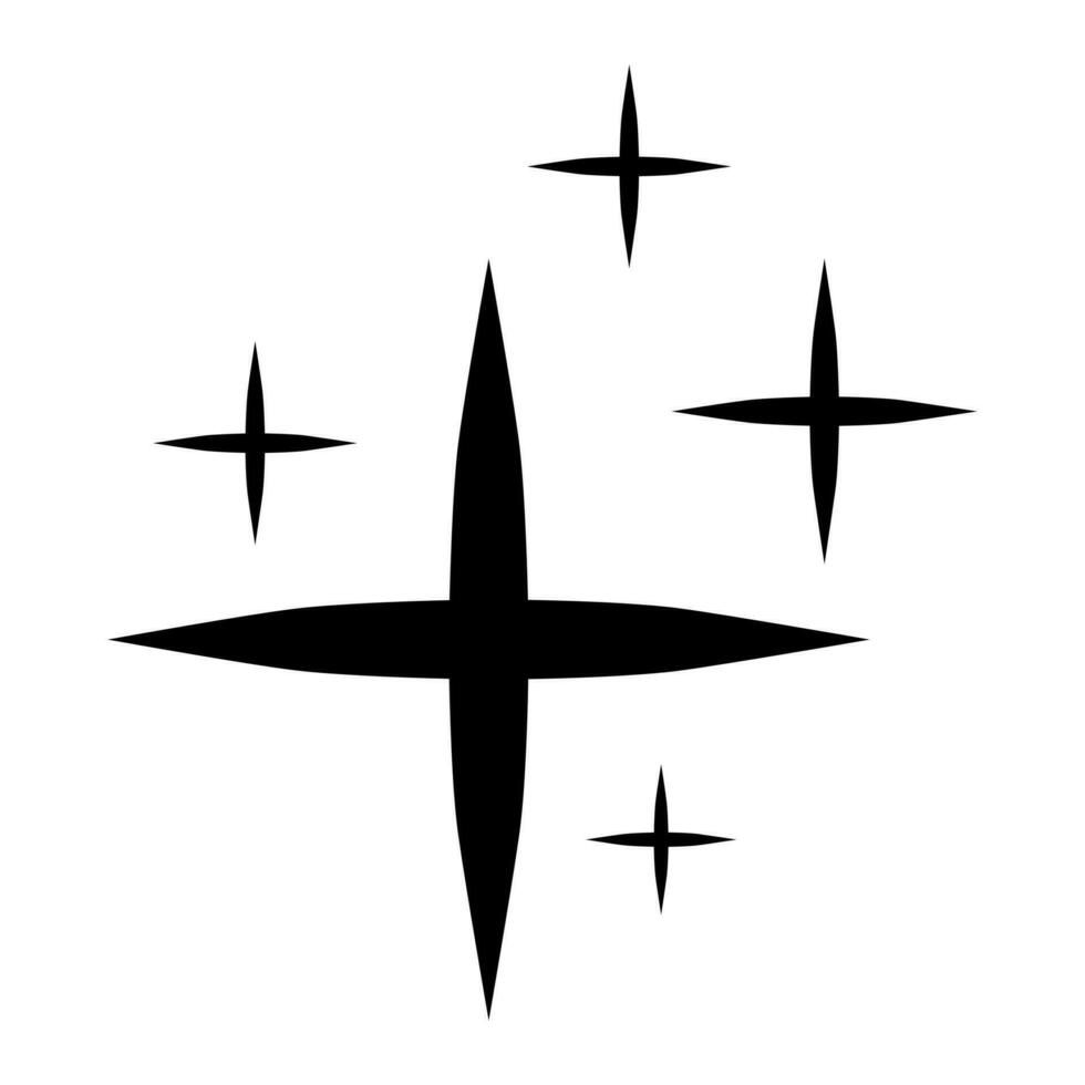sparkle star, winkling stars. Shine icon, Clean star icon. isolated on white background. vector illustration
